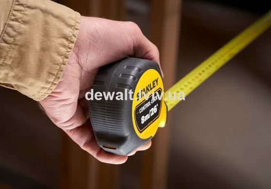 Рулетка вимірювальна CONTROL-LOCK довжиною 8 м/26, STANLEY STHT37236-5