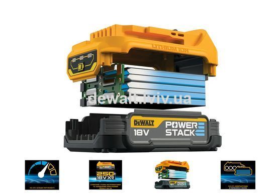 Аккумуляторная батарея PowerStack DeWALT DCBP034