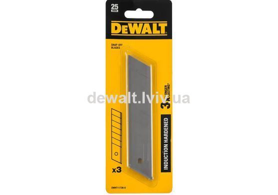 Лезвия запасные шириной 25 мм с отламывающимися сегментами DeWALT DWHT11726-0