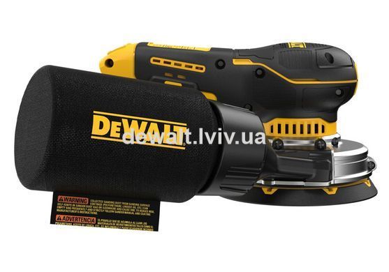 Акумуляторна орбітальна шліфувальна машина 18V XR, 125 мм, DeWALT DCW211NT