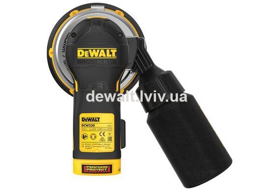 Акумуляторна орбітальна шліфувальна машина 18V XR, 150 мм, DeWALT DCW230NT
