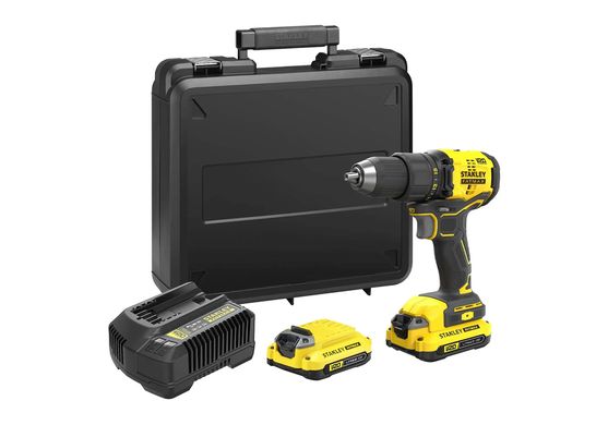 Дриль-шурупокрут безщітковий акумуляторний STANLEY FATMAX SFMCD710D2K