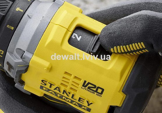 Дриль-шурупокрут ударний безщітковий акумуляторний STANLEY FATMAX SFMCD715D2K
