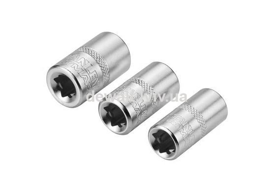 Набор торцевых головок 1/4 Maxi Drive, с шестигранным профилем, 3 шт: 8, 9, 10 мм STANLEY FMMT17091-0