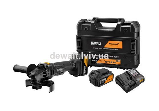 Шліфмашина кутова акумуляторна DeWALT DCG45MP2T