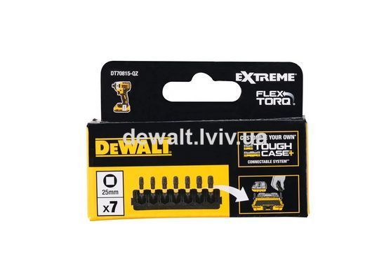 Кассета з битами FlexTorq DeWALT DT70815