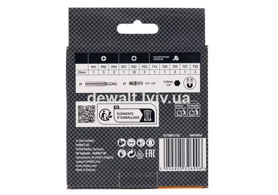 Набір біт DeWALT DT70901T