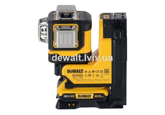 Уровень лазерный линейный DeWALT DCLE34035D1