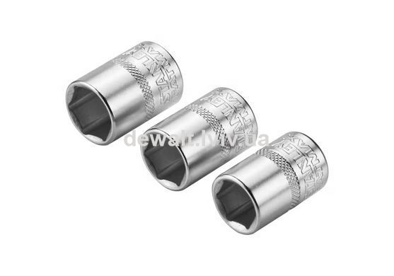 Набор торцевых головок 1/4 Maxi Drive с шестигранным профилем, 3 шт: 11, 12, 13 мм. STANLEY FMMT17092-0