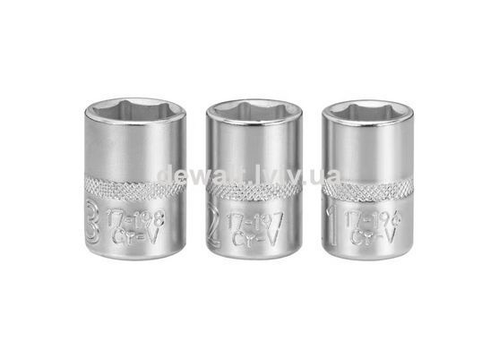 Набор торцевых головок 1/4 Maxi Drive с шестигранным профилем, 3 шт: 11, 12, 13 мм. STANLEY FMMT17092-0