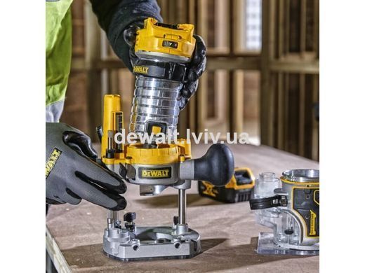 Фрезер кромковочный аккумуляторный DeWALT DCW604N
