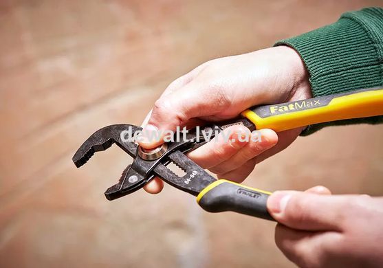 Пасатижі FatMax Groove Joint переставні сантехнічні довжиною 300 мм STANLEY 0-84-649