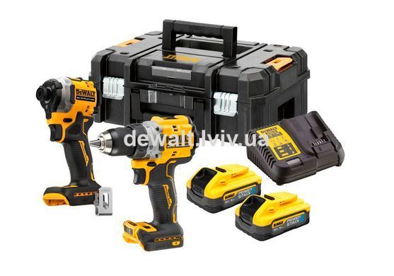 Набір из 2-х інструментів акумуляторних DeWALT DCK2051H2T
