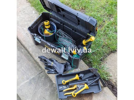 Ящик ESSENTIAL пластиковий з металевими застібками, розмір 316x156x128 мм (12.5 ) STANLEY STST1-75515