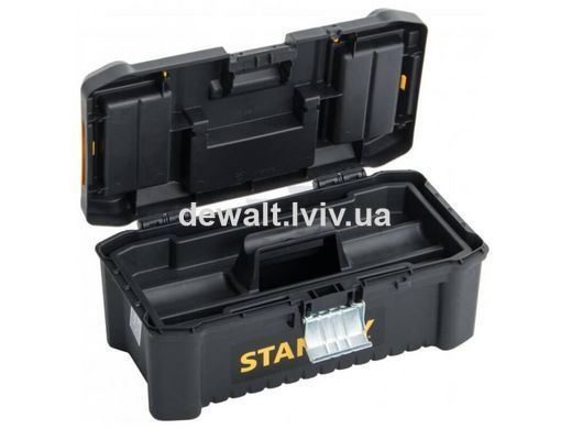 Ящик ESSENTIAL пластиковий з металевими застібками, розмір 316x156x128 мм (12.5 ) STANLEY STST1-75515