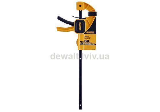 Струбцина М триггерна з максимальним зусиллям стиснення 63 кг DeWALT DWHT0-83140