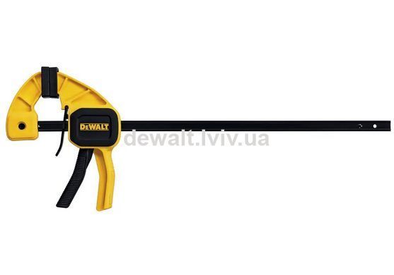 Струбцина М триггерна з максимальним зусиллям стиснення 63 кг DeWALT DWHT0-83140