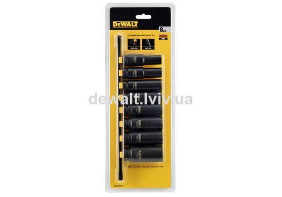 Набор головок 1/2, 8 предмета DeWALT DWMT86090-0