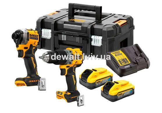 Набір из 2-х інструментів акумуляторних DeWALT DCK2050H2T