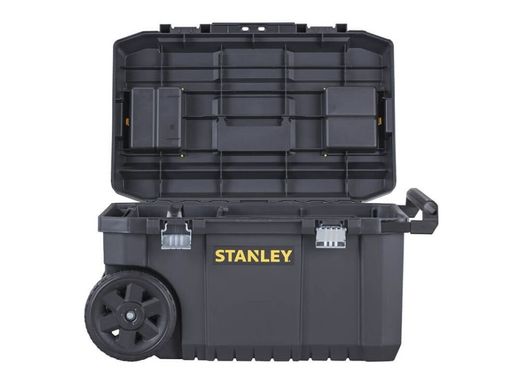 Ящик великого обʼєму ESSENTIAL CHEST, розміри 665x404x344 мм, з колесами STANLEY STST1-80150