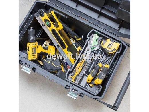 Ящик большого объема ESSENTIAL CHEST, размеры 665x404x344 мм, с колесами STANLEY STST1-80150