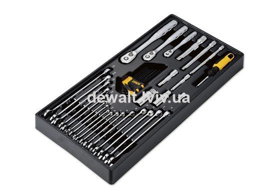 Набор головок, бит, шестигранных ключей 1/4, 3/8, 1/2, 341 предмет DeWALT DWMT45341-1
