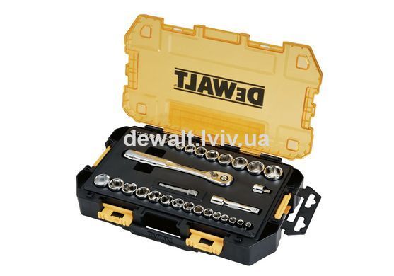 Набір головок 1/4, 3/8, 34 предмети DeWALT DWMT45034-0