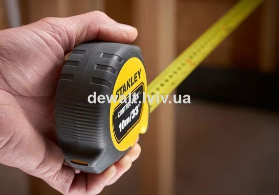 Рулетка вимірювальна CONTROL-LOCK довжиною 10 м/33, STANLEY STHT37237-5