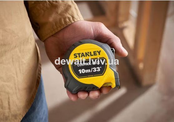 Рулетка вимірювальна CONTROL-LOCK довжиною 10 м/33, STANLEY STHT37237-5
