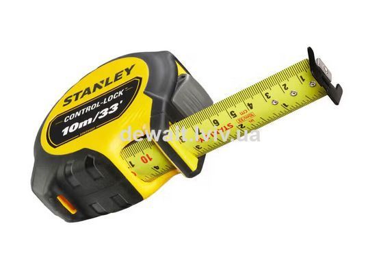 Рулетка вимірювальна CONTROL-LOCK довжиною 10 м/33, STANLEY STHT37237-5