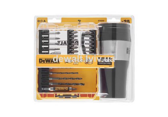 Набір біт і свердел DeWALT DT70707