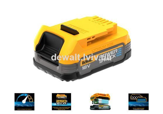 Аккумуляторная батарея PowerStack DeWALT DCBP034