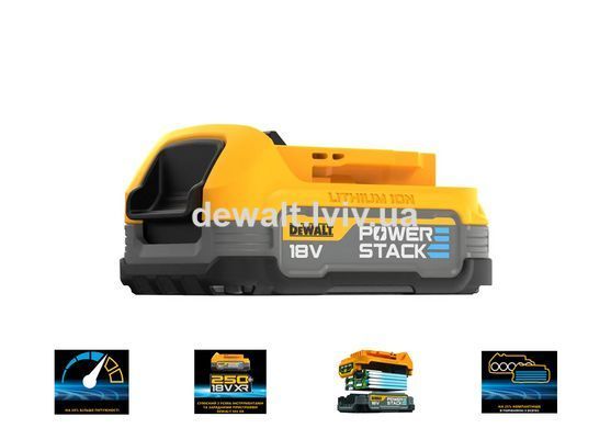 Аккумуляторная батарея PowerStack DeWALT DCBP034