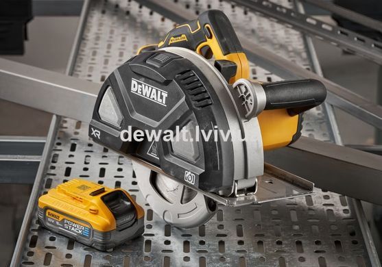 Пила дисковая по металлу аккумуляторная DeWALT DCS383H2