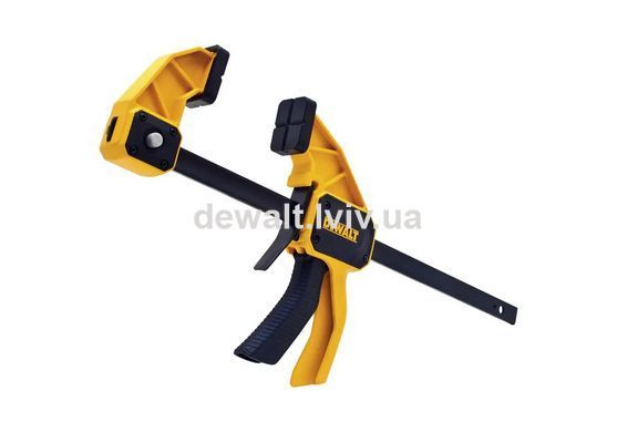 Струбцина L триггерная з максимальним зусиллям стиснення 135 кг DeWALT DWHT0-83193