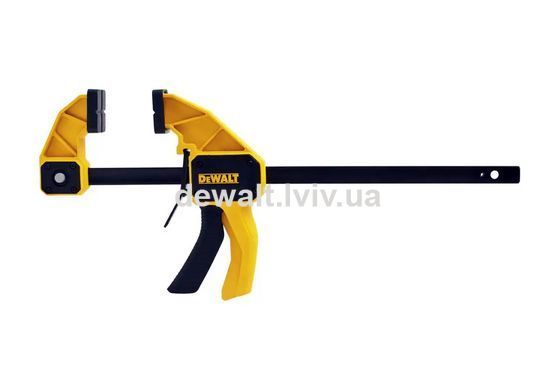 Струбцина L триггерная з максимальним зусиллям стиснення 135 кг DeWALT DWHT0-83193