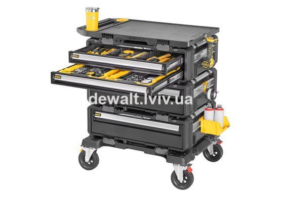 Рабочая станция 5 в 1 (комплект ящиков на тележке) TOUGHSYSTEM 2.0 DXL DeWALT DWST60510-1