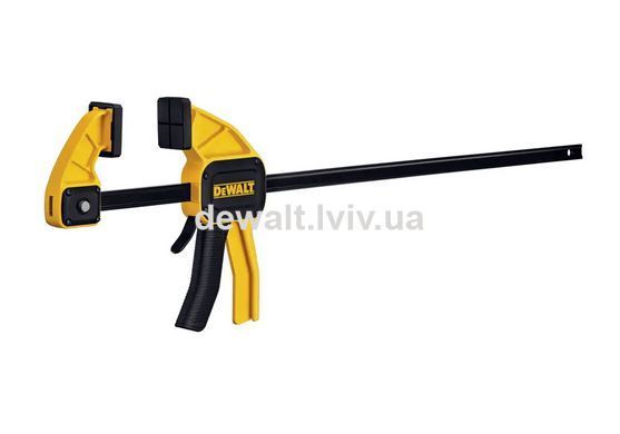 Струбцина L триггерна з максимальним зусиллям стиснення 135 кг DeWALT DWHT0-83194