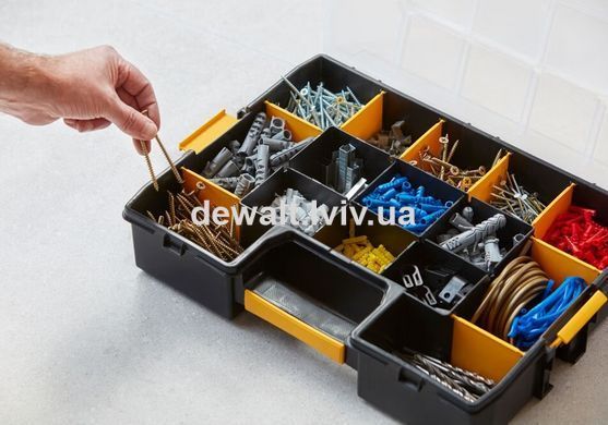Органайзер профессіональній Sort Master, з переставними перегородками, розміри 430x90x330 мм STANLEY 1-94-745