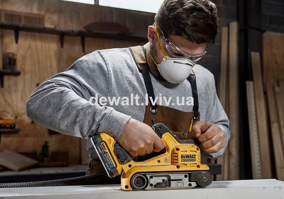 Шлифмашина ленточная аккумуляторная DCW220