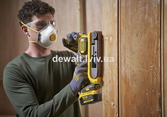 Шліфмашина стрічкова акумуляторна STANLEY FATMAX SFMCW223B