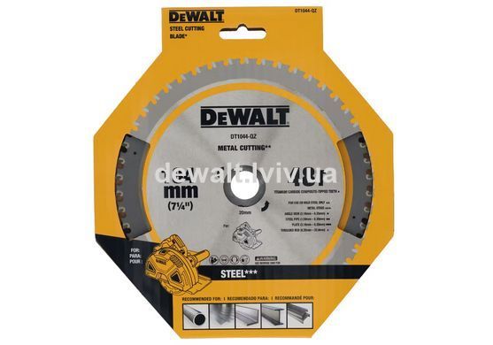 Диск пиляльний METAL CUTTING DeWALT DT1044