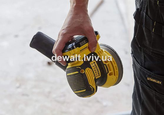 Шлифмашина эксцентриковая аккумуляторная бесщёточная STANLEY FATMAX SFMCW220B