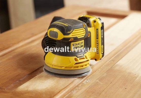 Шлифмашина эксцентриковая аккумуляторная бесщёточная STANLEY FATMAX SFMCW220B