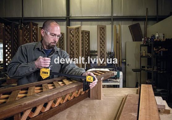Струбцина XL триггерна з максимальним зусиллям стиснення 270 кг DeWALT DWHT0-83186