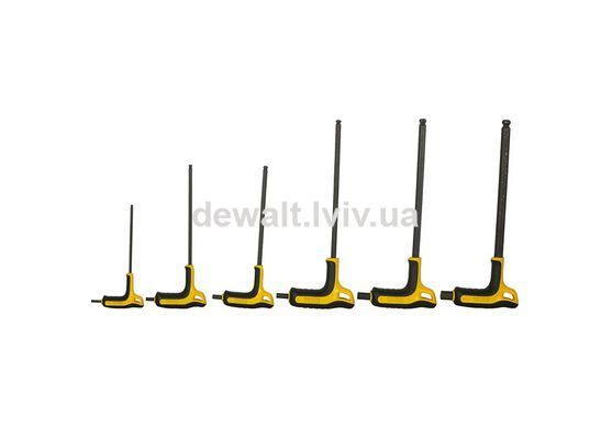 Набір з шести шестигранних метричних ключів з ручкою STANLEY FMHT0-69049