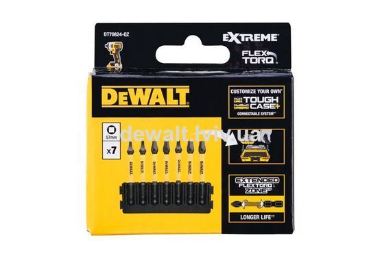 Касета з бітами FlexTorq DeWALT DT70824