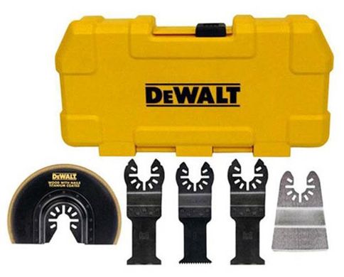 Набір приладдя для багатофункціонального інструменту у валізі DeWALT DT20715