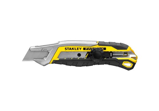 Ніж FatMax Integrated Snap Knife довжиною 165 мм з лезом шириною 18 мм з сегментами, що відламуються STANLEY FMHT10592-0