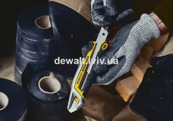 Нож FatMax Integrated Snap Knife длиной 165 мм с лезвием шириной 18 мм с отламывающимися сегментами STANLEY FMHT10592-0